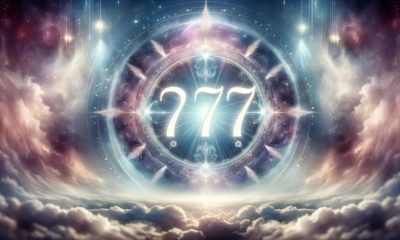 beautiful image of the angel numbers 777