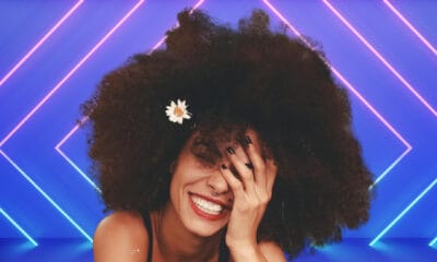 a women smiling after getting her love quotes